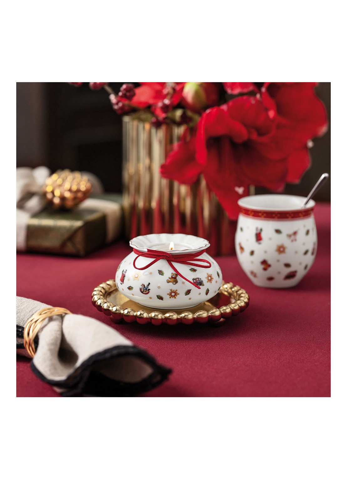 Villeroy & Boch Toys Delight Decoration waxinelichthouder 6 cm - detail 4 wit