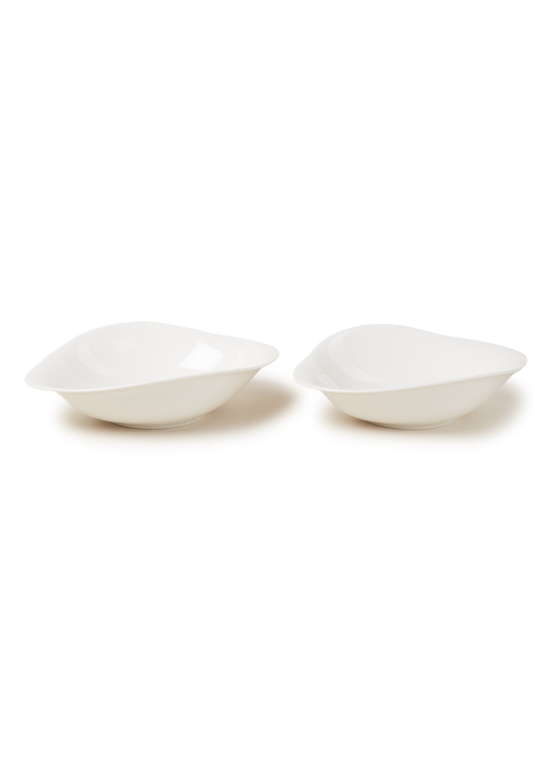 Villeroy & Boch Vapiano pastabord 27 cm set van 2 - voorkant gebroken wit