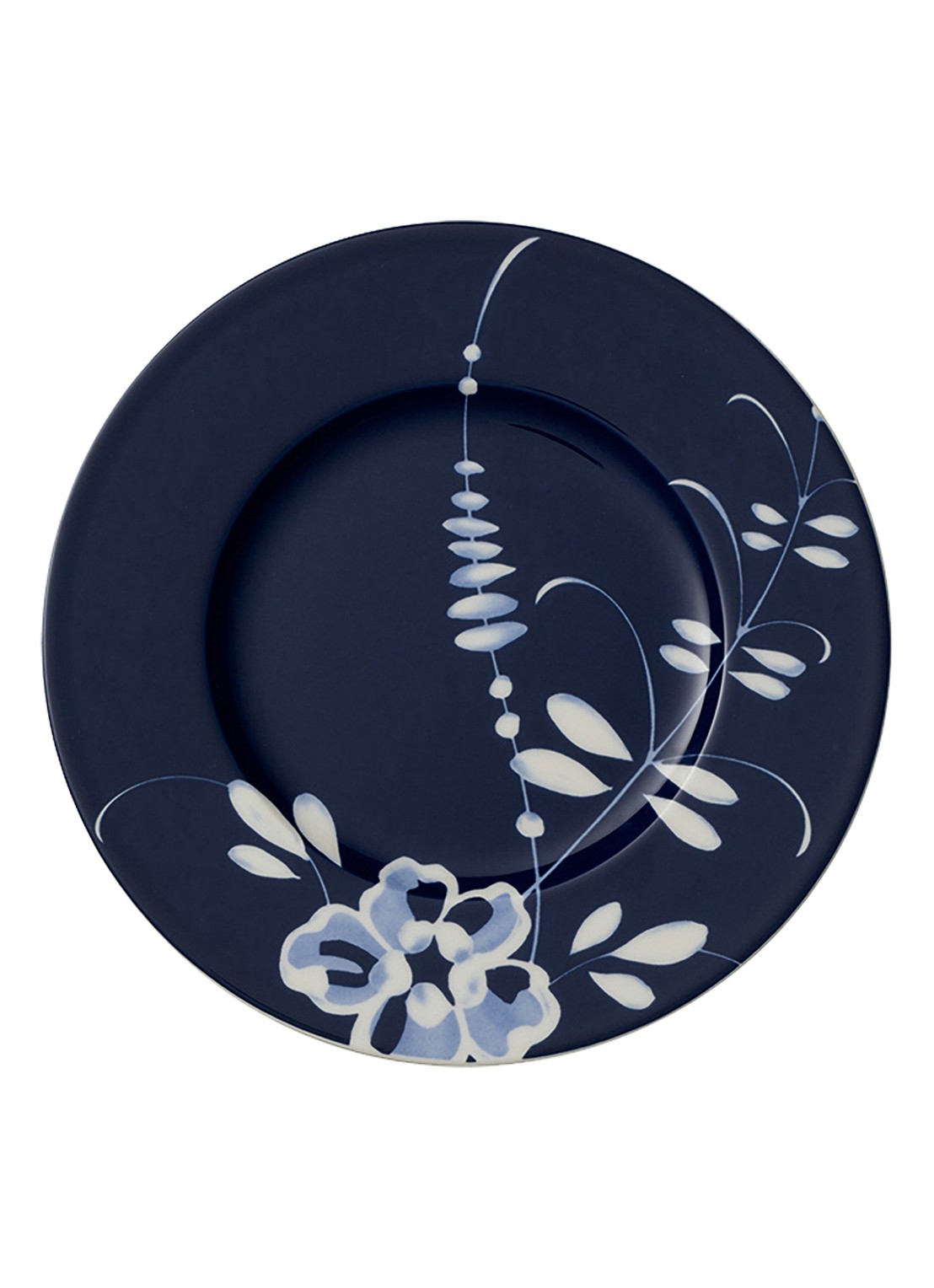 Villeroy & Boch Vieux Luxembourg Brindille ontbijtbord 22 cm - voorkant 4 donkerblauw