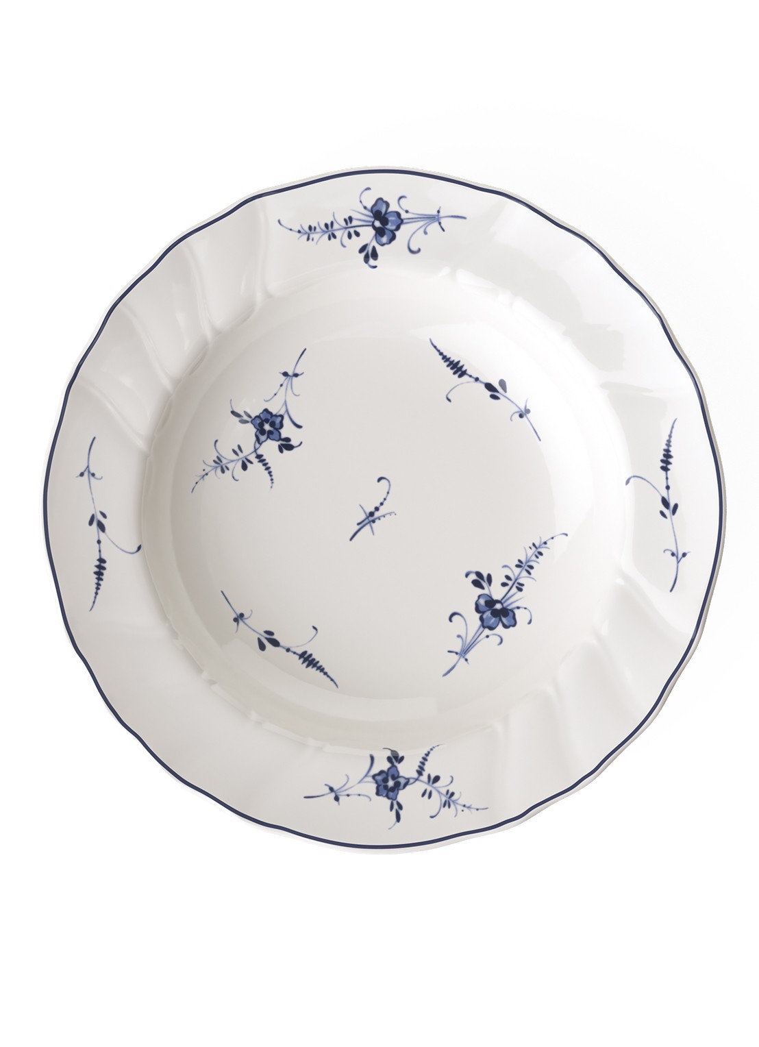 Villeroy & Boch Vieux Luxembourg dinerbord 23 cm - voorkant 3 gebroken wit
