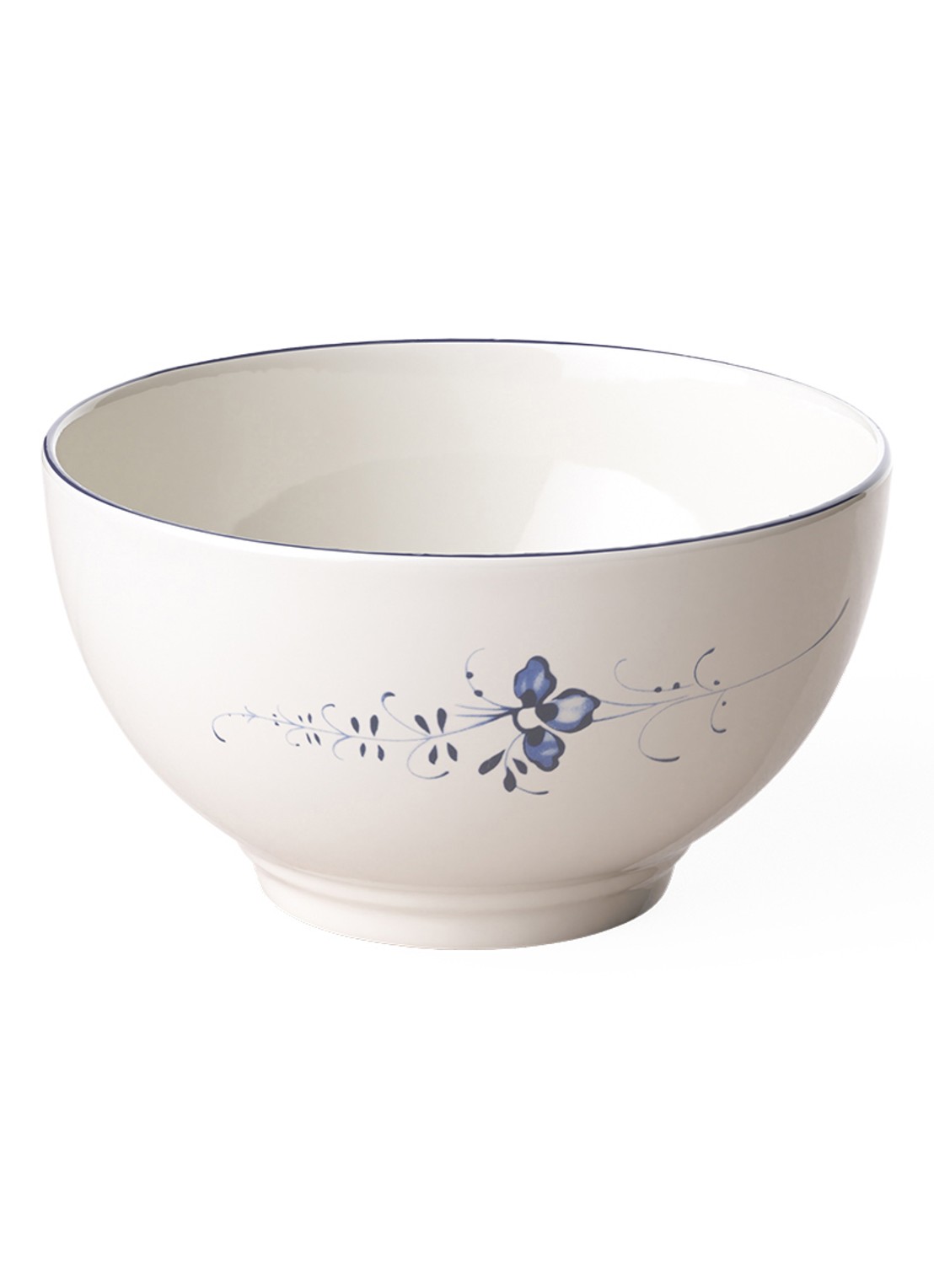 Villeroy & Boch Vieux Luxembourg kom 650 ml - voorkant gebroken wit