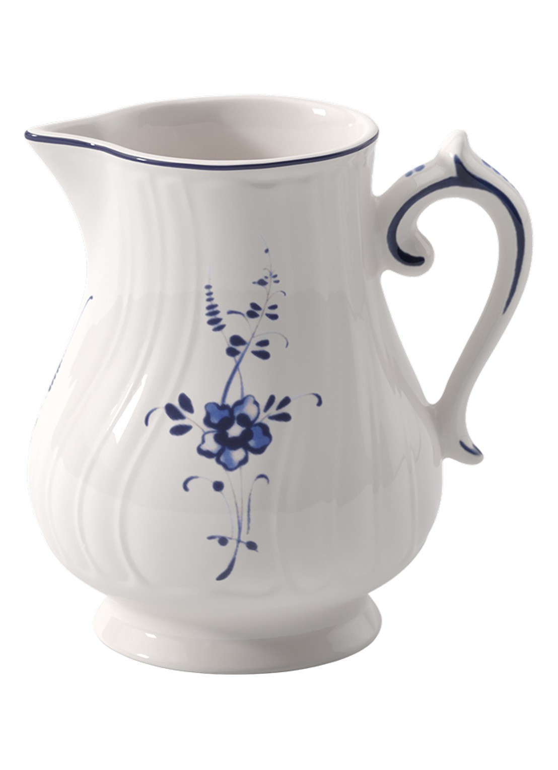 Villeroy & Boch Vieux Luxembourg melkkan 0,3 liter - voorkant 2 gebroken wit
