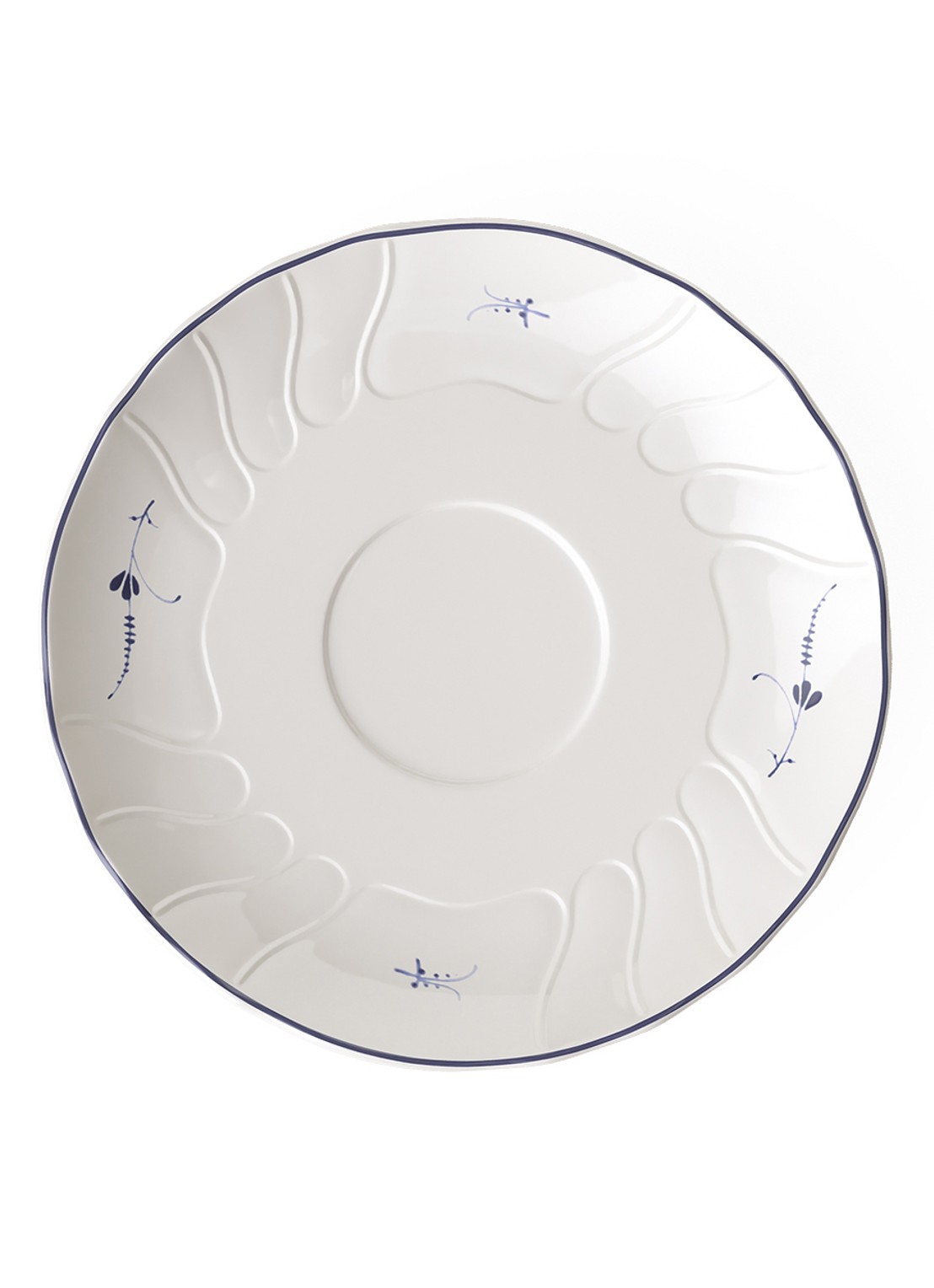 Villeroy & Boch Vieux Luxembourg schotel 14 cm - voorkant gebroken wit
