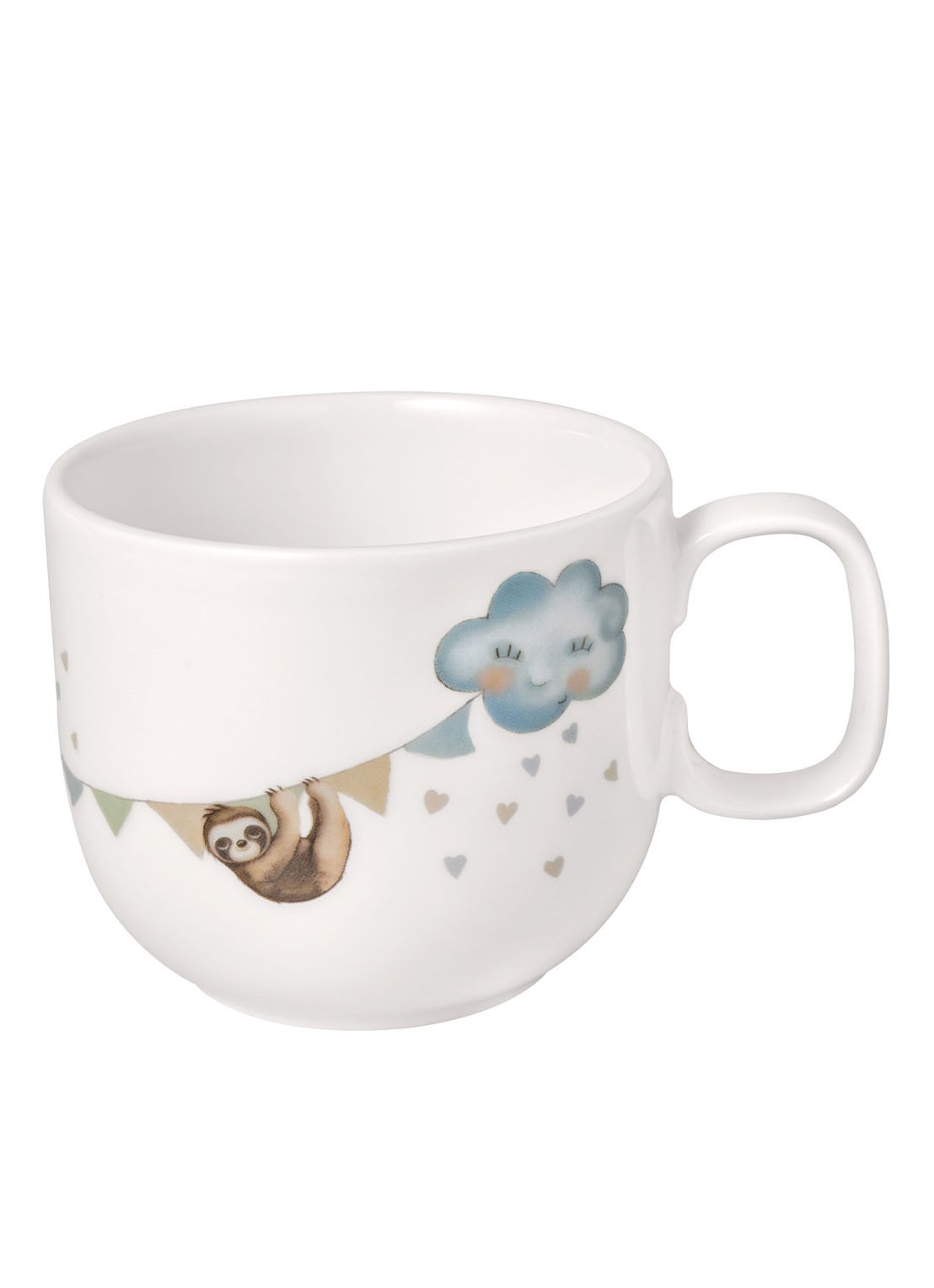 Villeroy & Boch Walk like an Elephant kinderbeker  - voorkant 2 gebroken wit