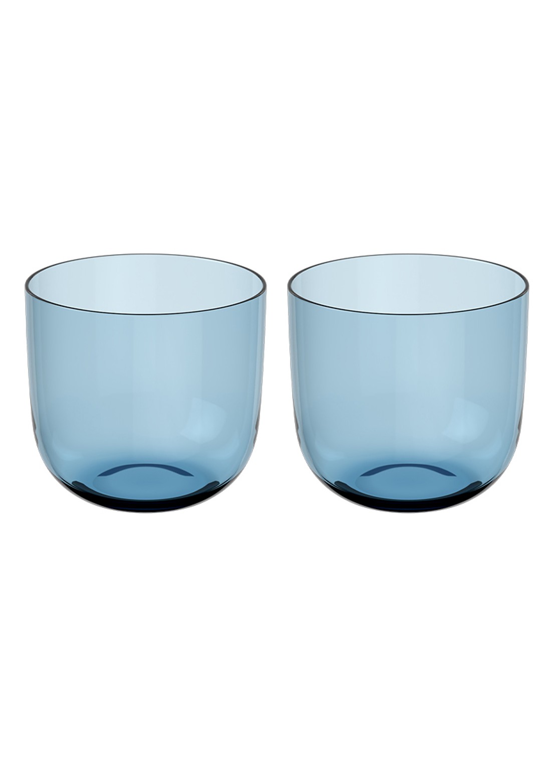 Villeroy & Boch Wasserglas, Set 2tlg 9x8cm - voorkant blauw