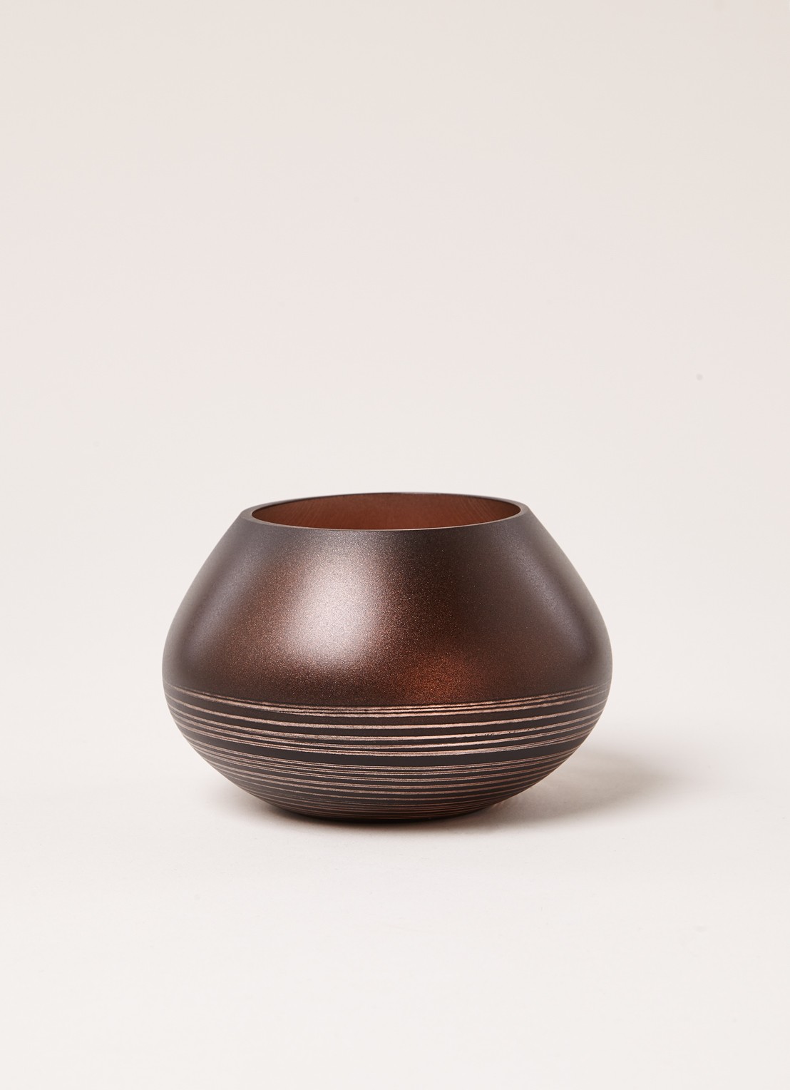 Villeroy & Boch Waxinelichthouder 7 cm - voorkant 3 koper