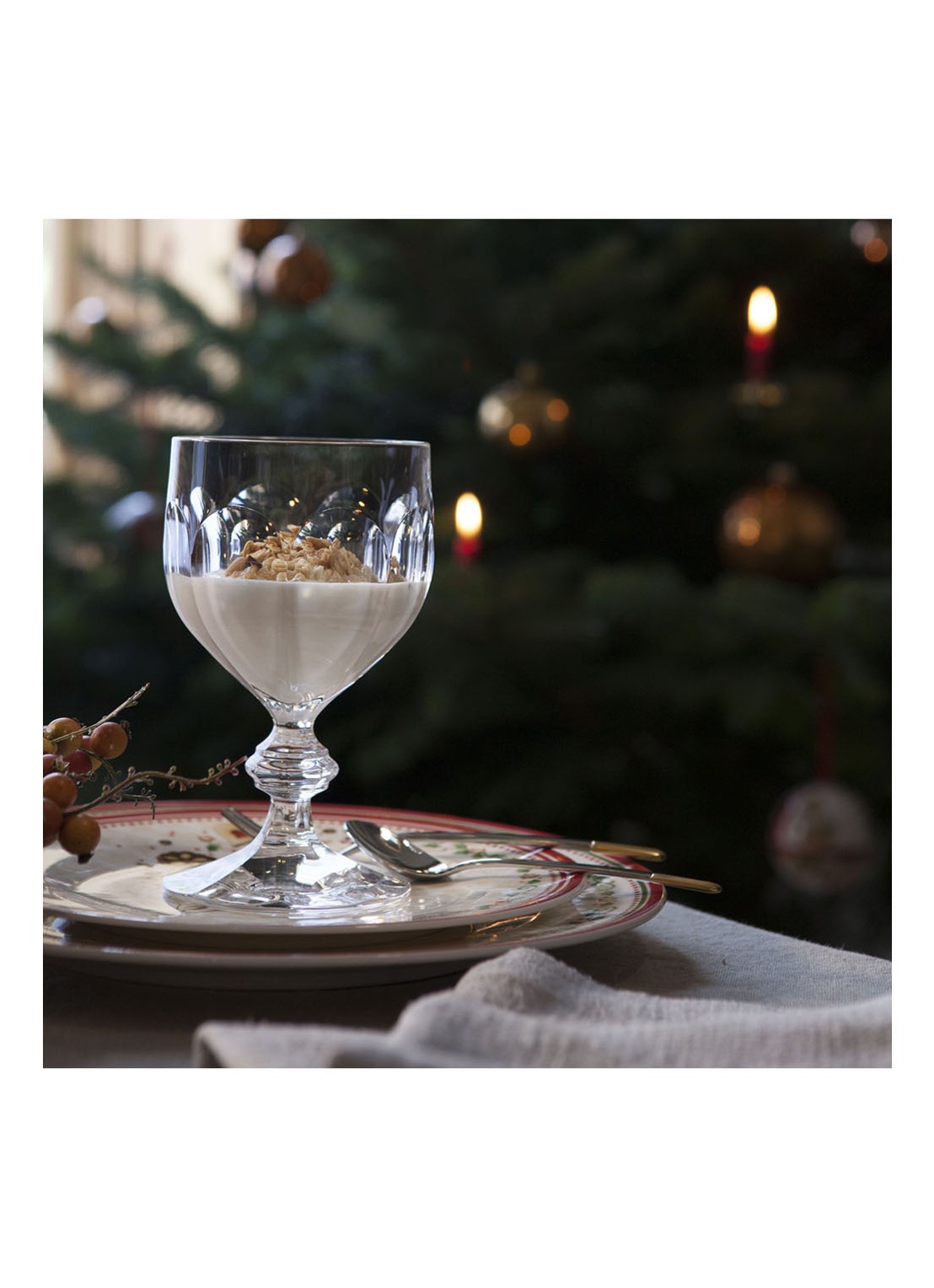 Villeroy & Boch Winter Bakery Delight Kerst dinerbord 27 cm - detail 2 gebroken wit