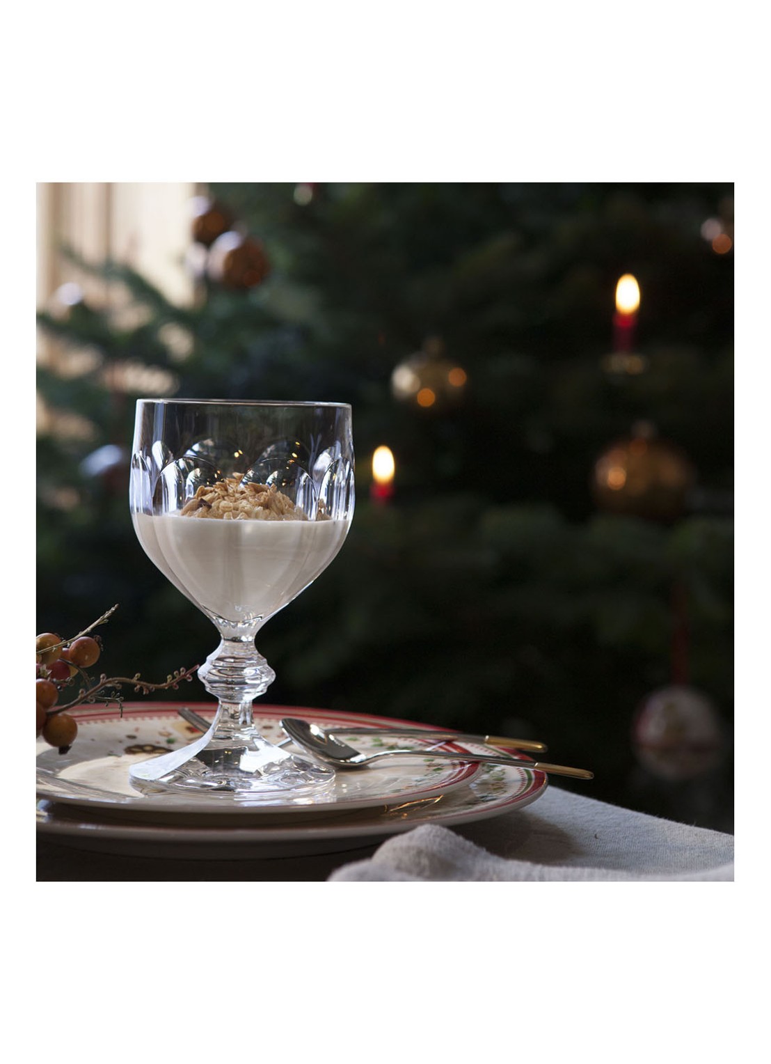 Villeroy & Boch Winter Bakery Delight Kerst ontbijtbord 21 cm - detail 6 gebroken wit