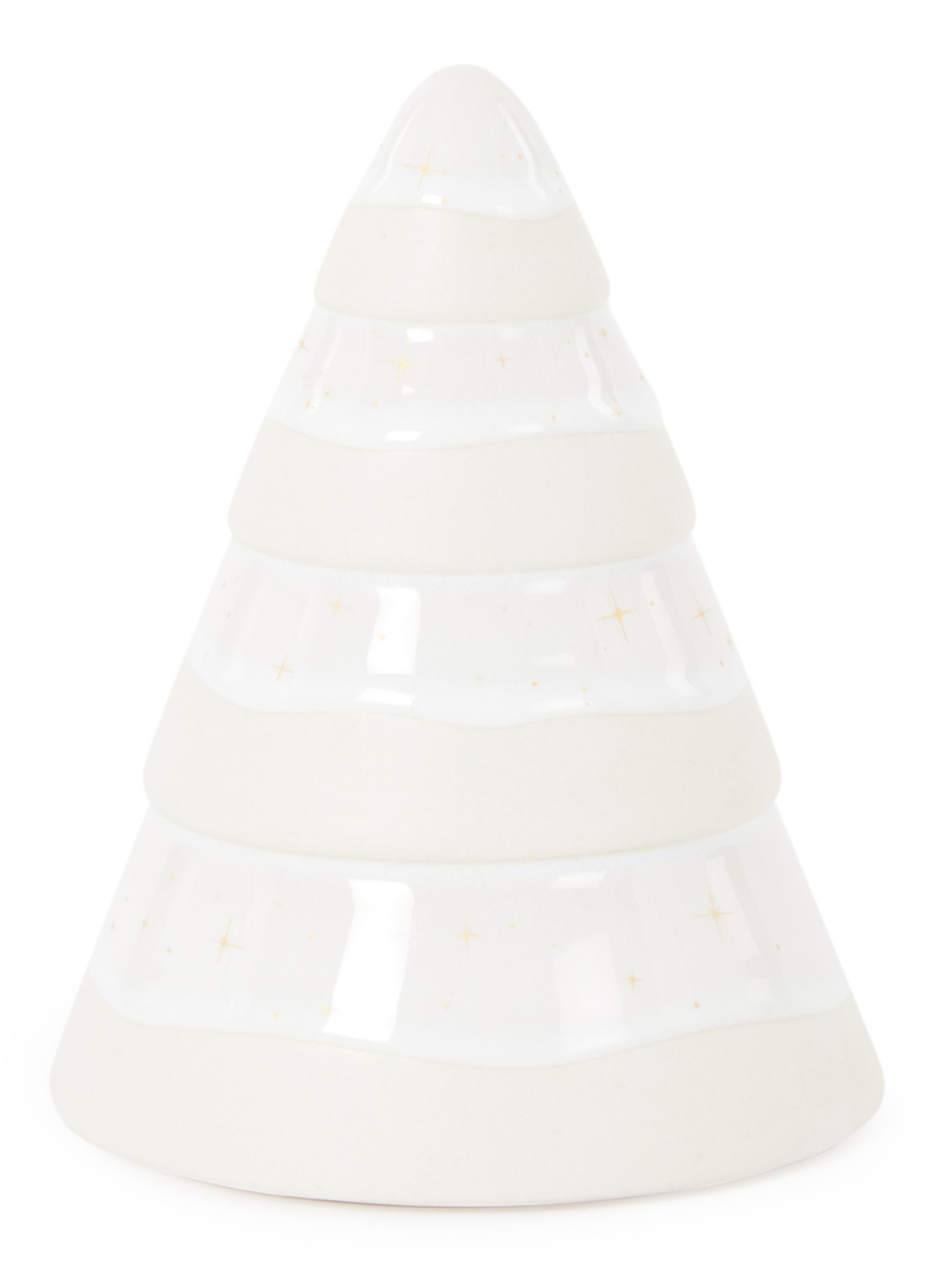 Villeroy & Boch Winter Glow Boom kerstornament 14 cm - voorkant gebroken wit