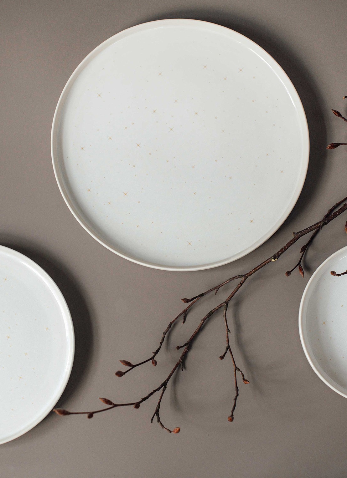 Villeroy & Boch Winter Glow Dessert schaal 17 cm - achterkant 6 gebroken wit