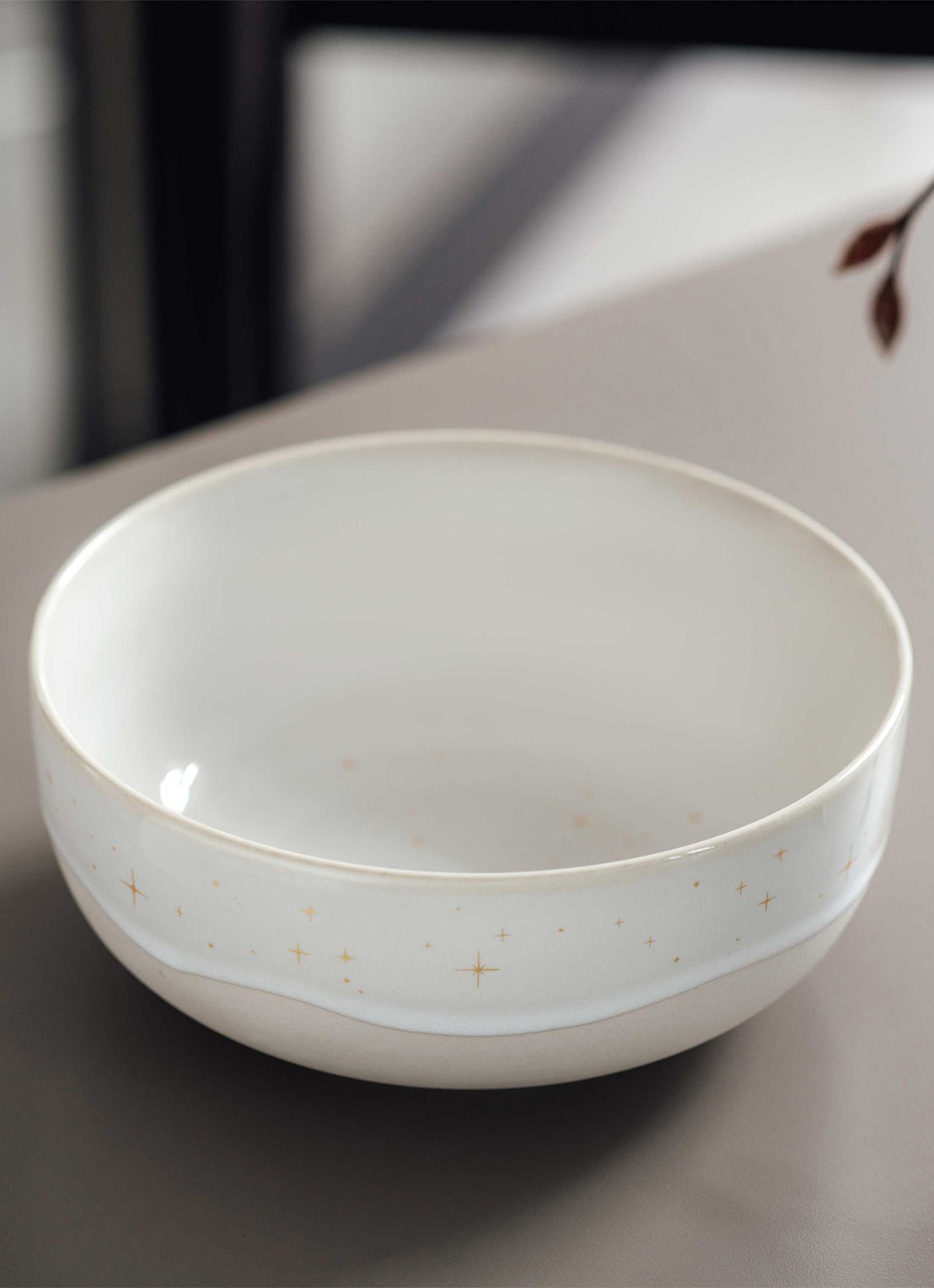 Villeroy & Boch Winter Glow kom 15 cm - achterkant gebroken wit