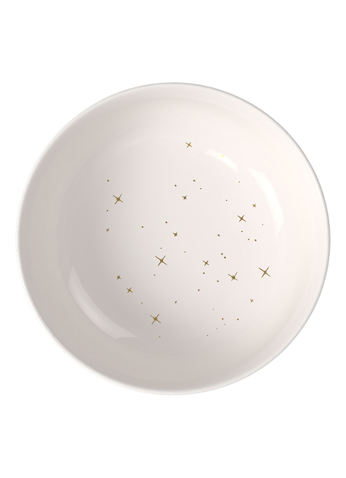 Villeroy & Boch Winter Glow kom 15 cm - voorkant 5 gebroken wit
