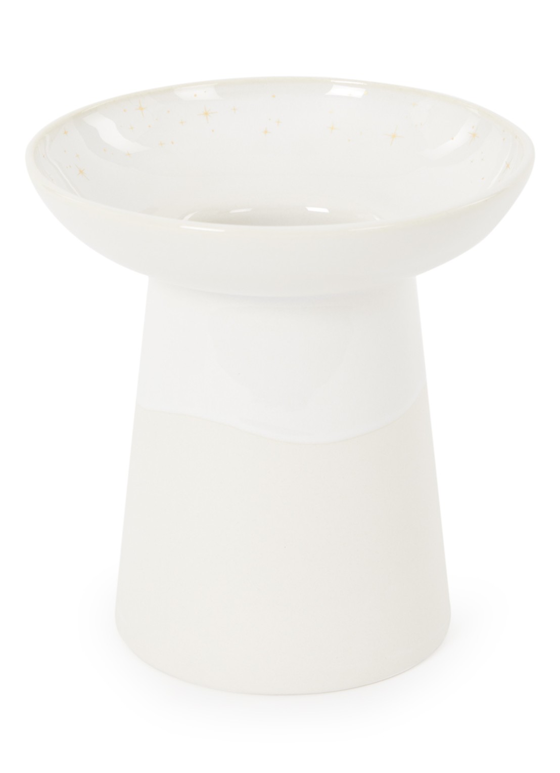 Villeroy & Boch Winter Glow vaas 15 cm - voorkant gebroken wit