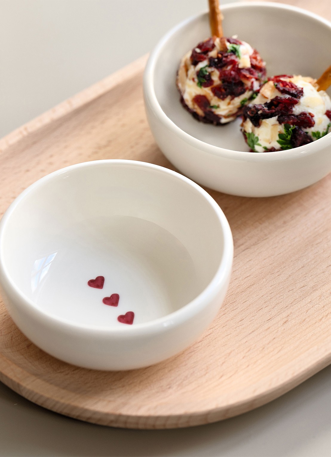 Villeroy & Boch With Love dipschaal 8 cm - achterkant 3 wit