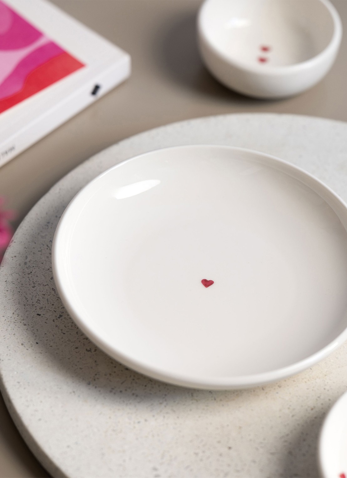 Villeroy & Boch With Love gebaksbordje 16 cm - voorkant 3 wit