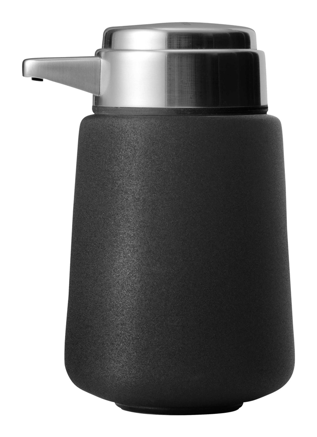 Vipp Vipp9 zeepdispenser 400 ml - voorkant zwart