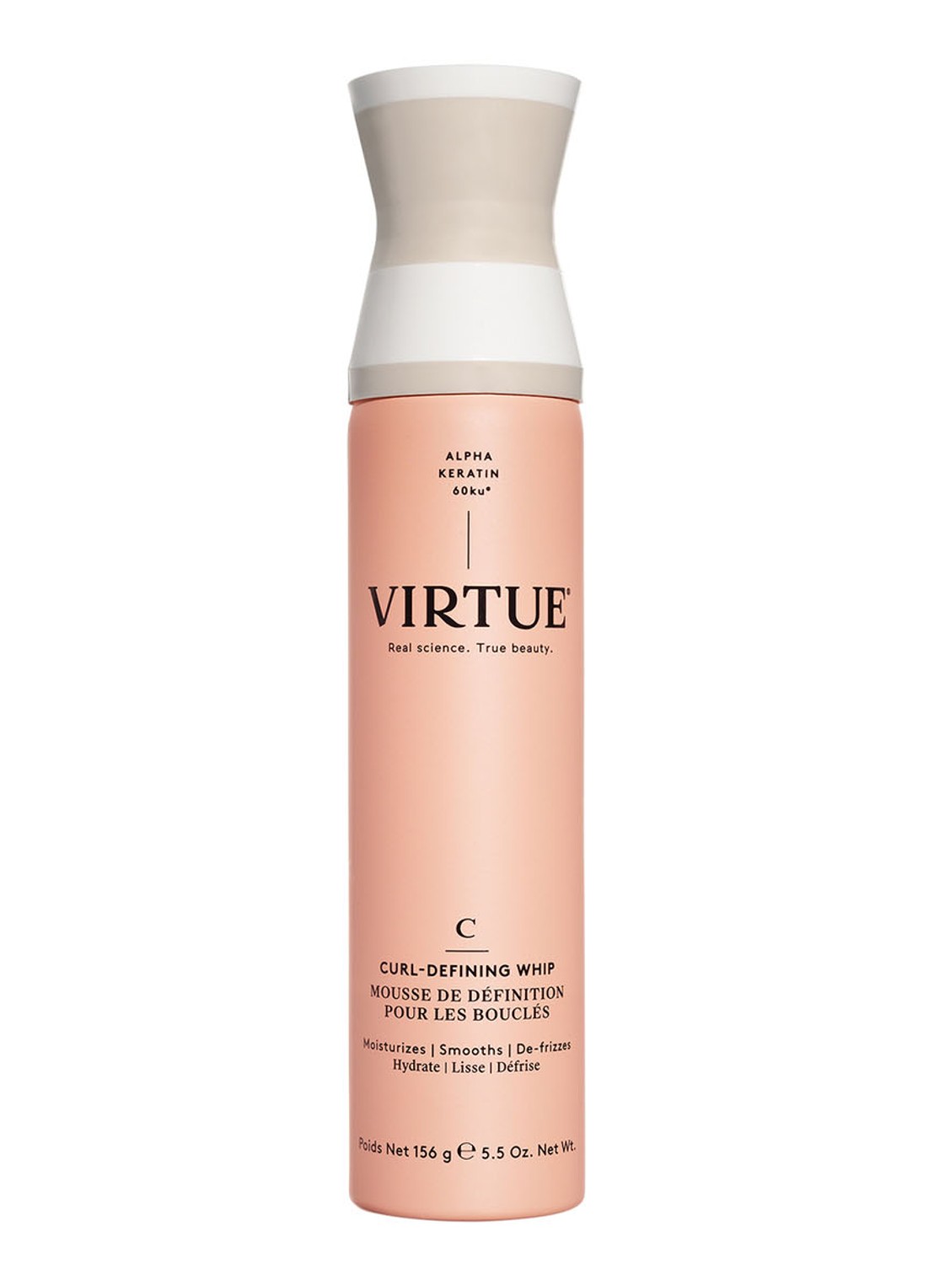 Virtue Curl-Defining Whip - haarmousse voor krullen - voorkant 3 undefined