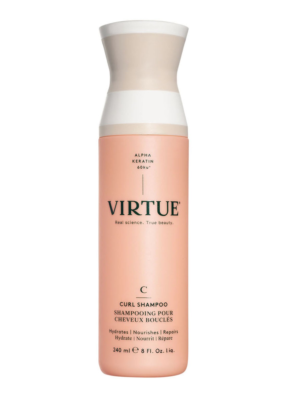 Virtue Curl Shampoo - shampoo voor krullen - voorkant undefined
