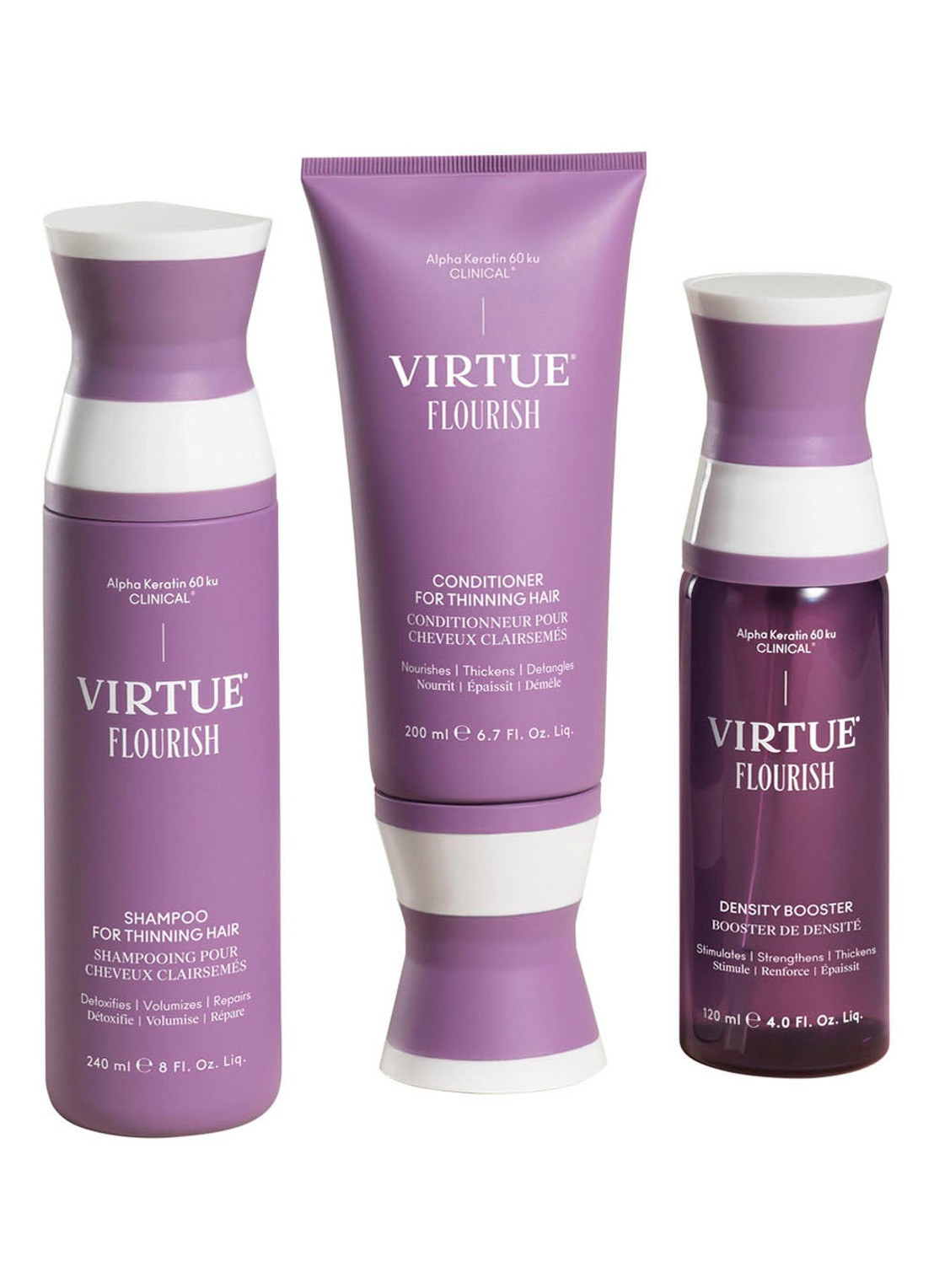 Virtue Flourish Nightly Intensive Hair Rejuvenation Treatment - haarverzorgingsset - voorkant 2 undefined
