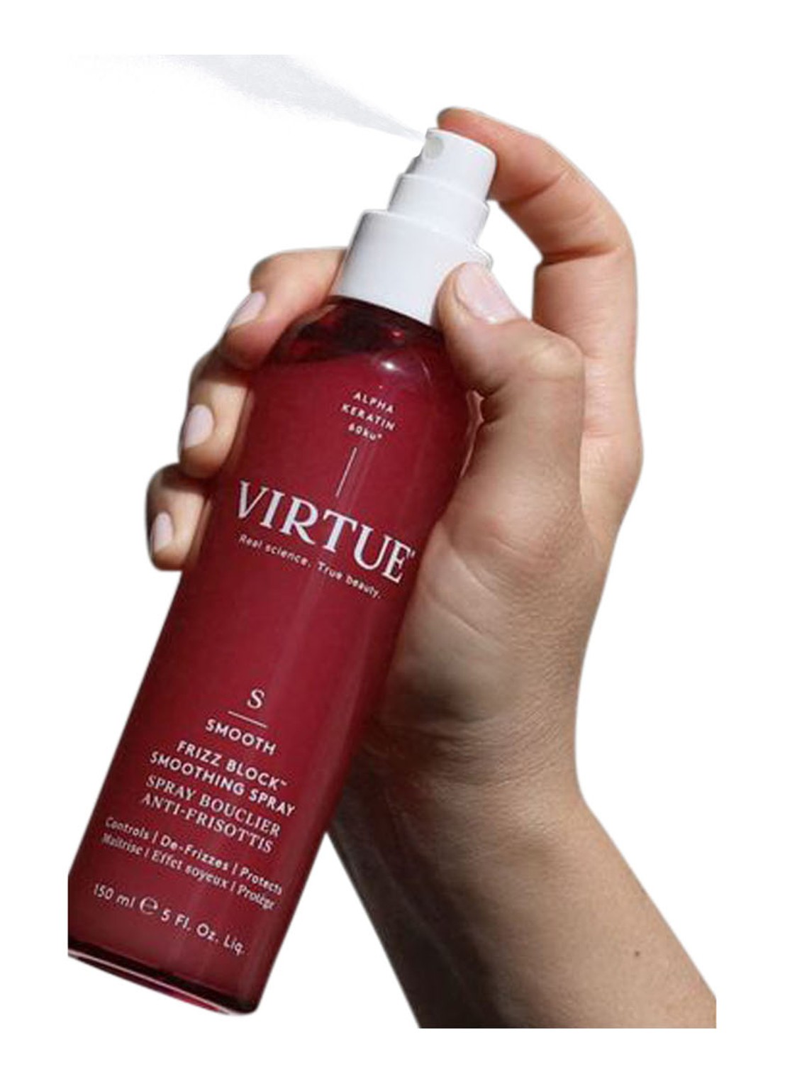 Virtue Frizz Block Smoothing Spray - anti-pluis haarspray - detail 4 undefined