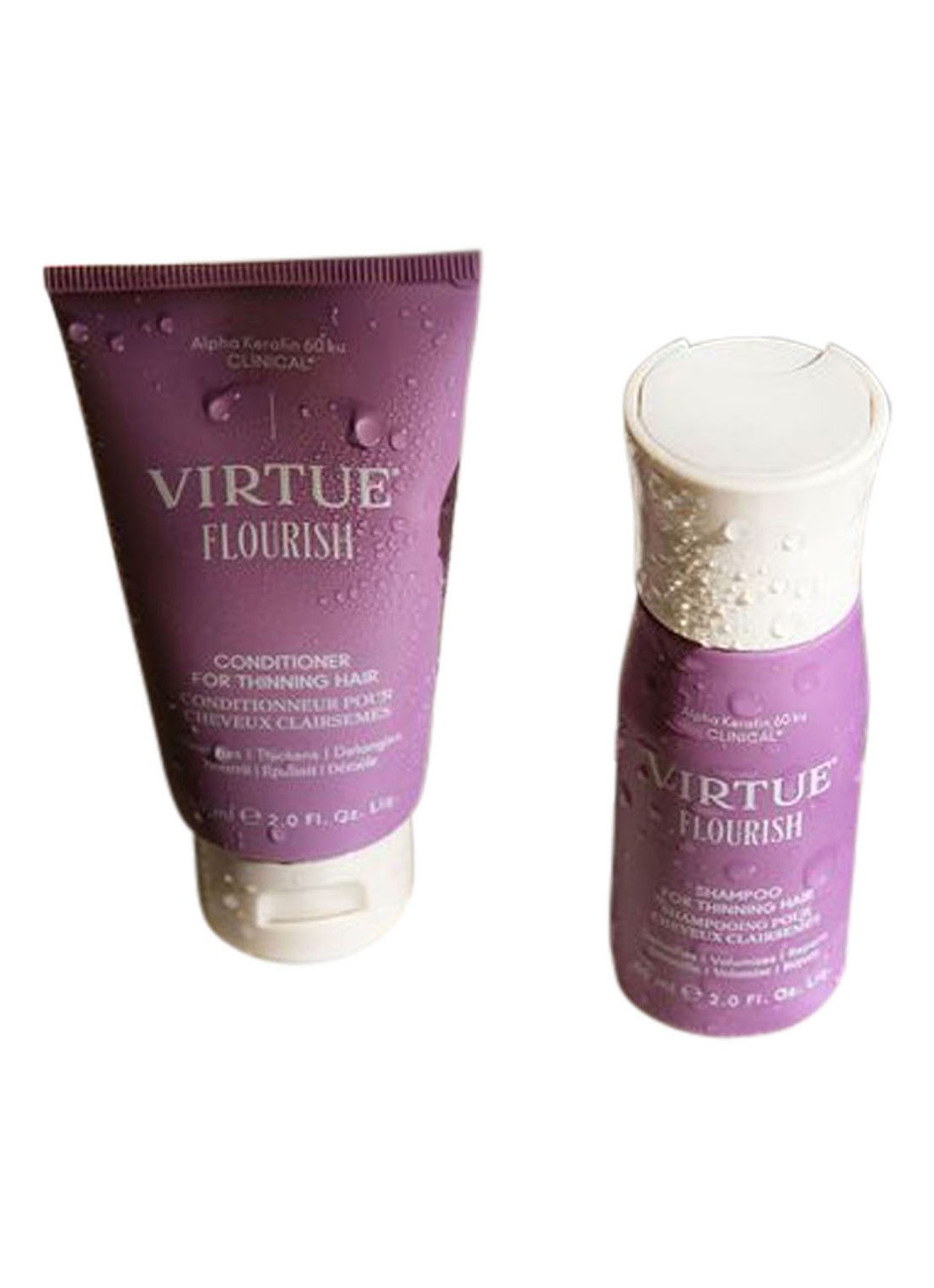 Virtue Mini Flourish Shampoo - travel size shampoo voor fijn haar - detail 2 undefined