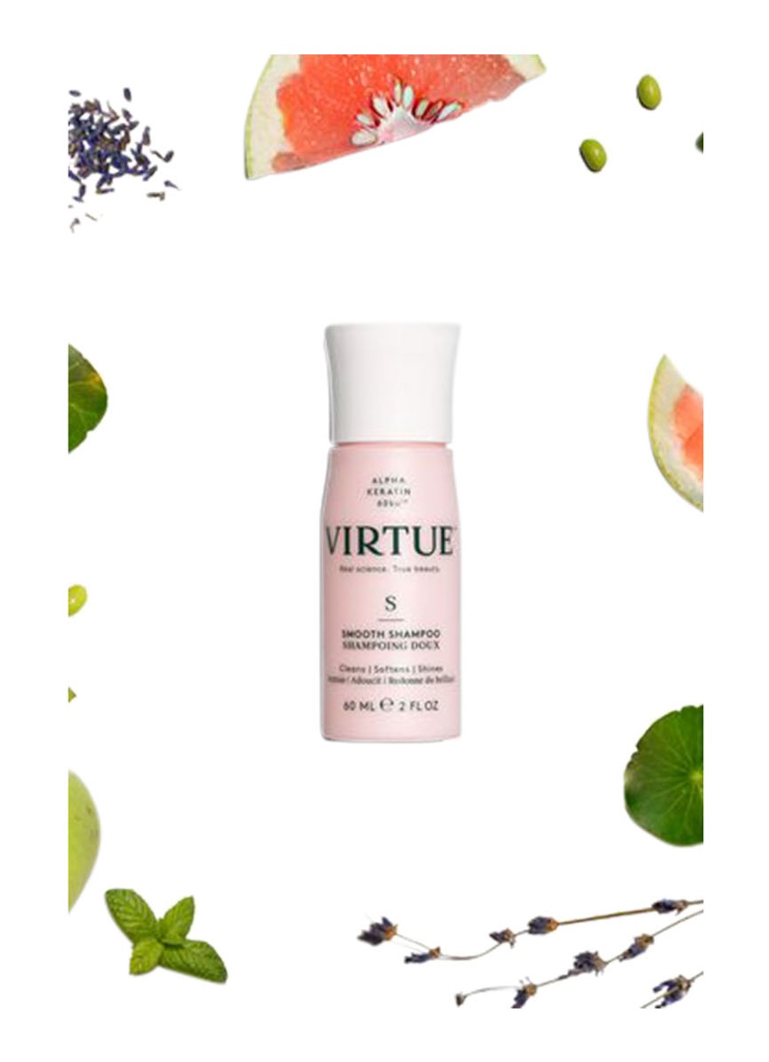 Virtue Mini Smooth Shampoo - travel size shampoo - detail 3 undefined