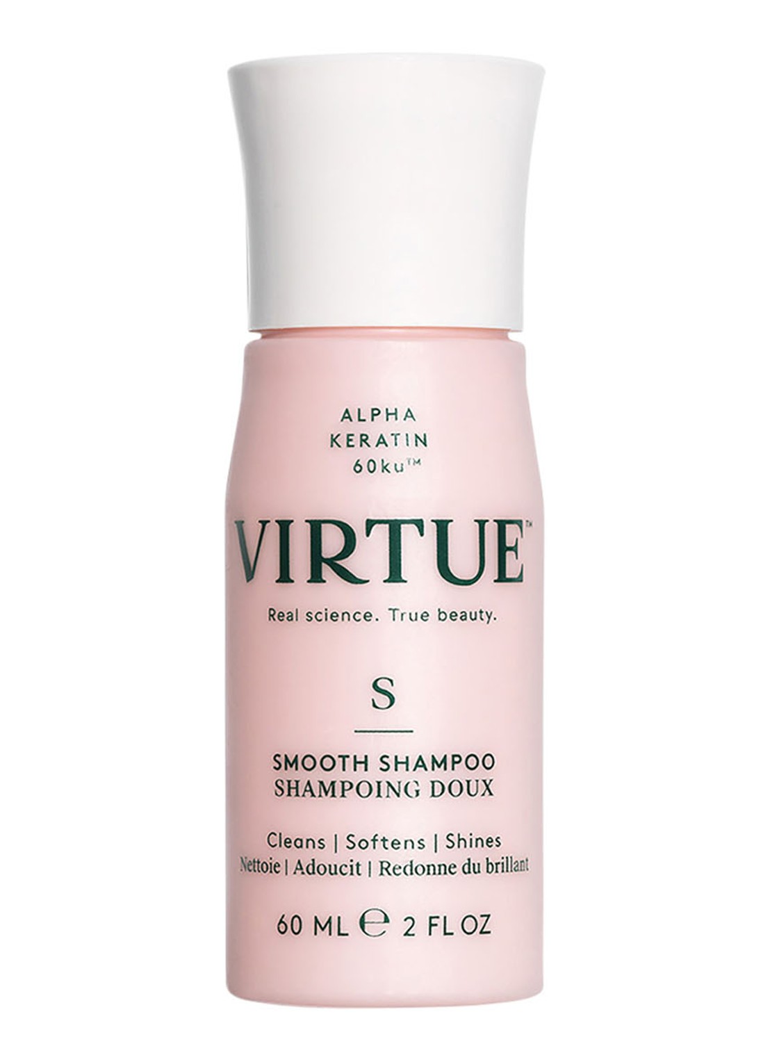 Virtue Mini Smooth Shampoo - travel size shampoo - voorkant 5 undefined