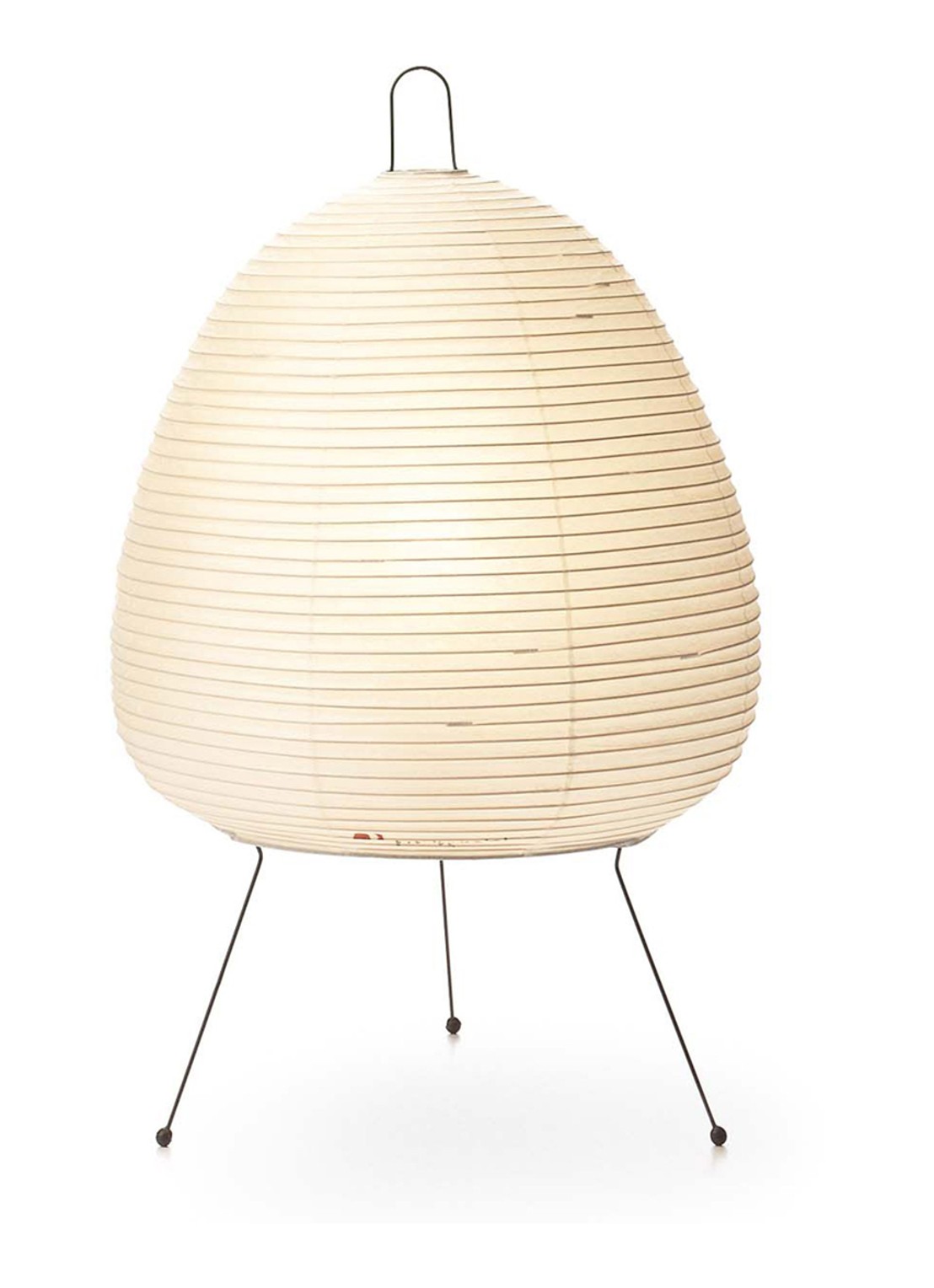 Vitra Akari 1A tafellamp - voorkant creme