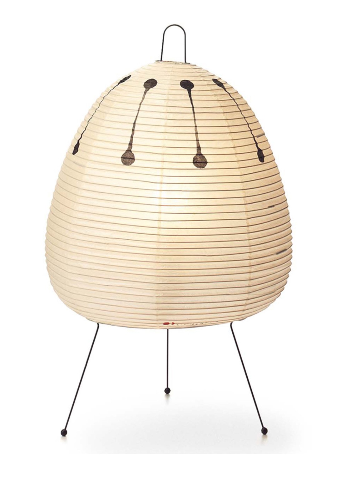 Vitra Akari 1AD tafellamp - voorkant beige