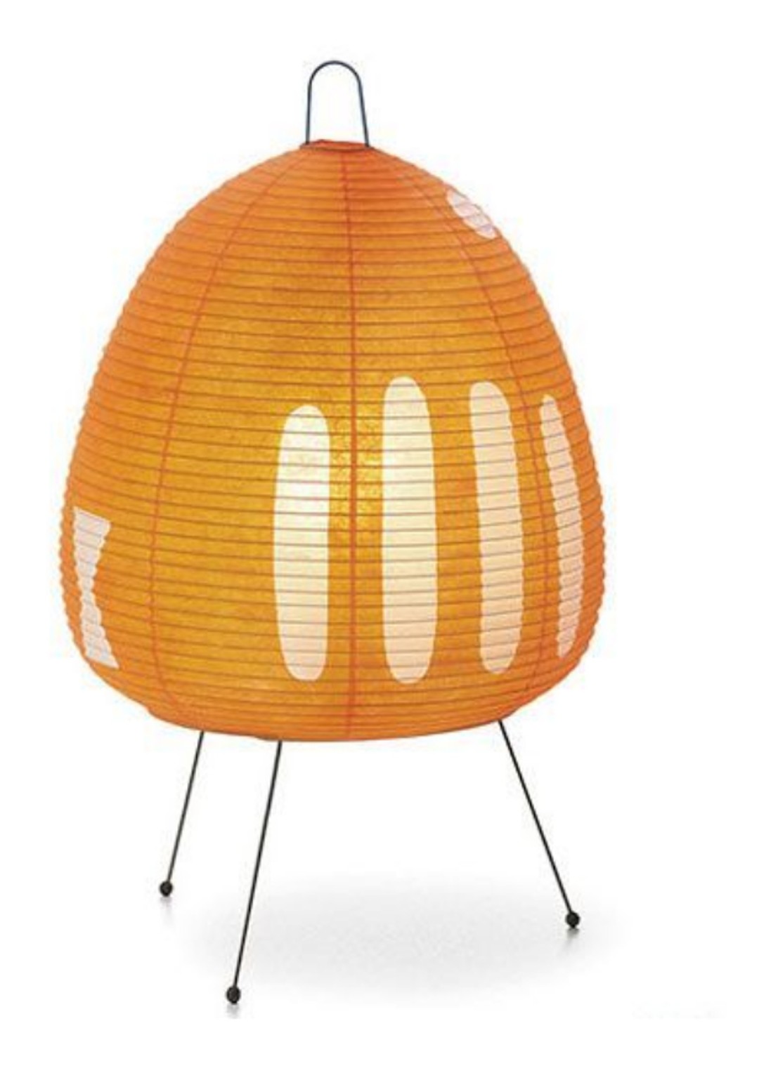 Vitra Akari 1AY tafellamp - voorkant donkeroranje
