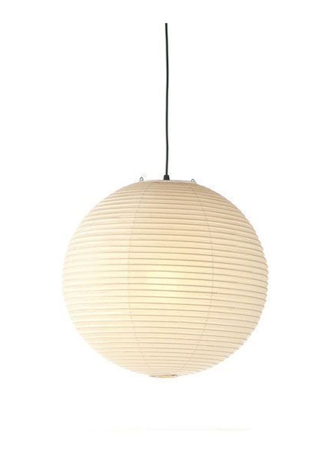 Vitra Akari 55A hanglamp Ø 55 cm - voorkant creme