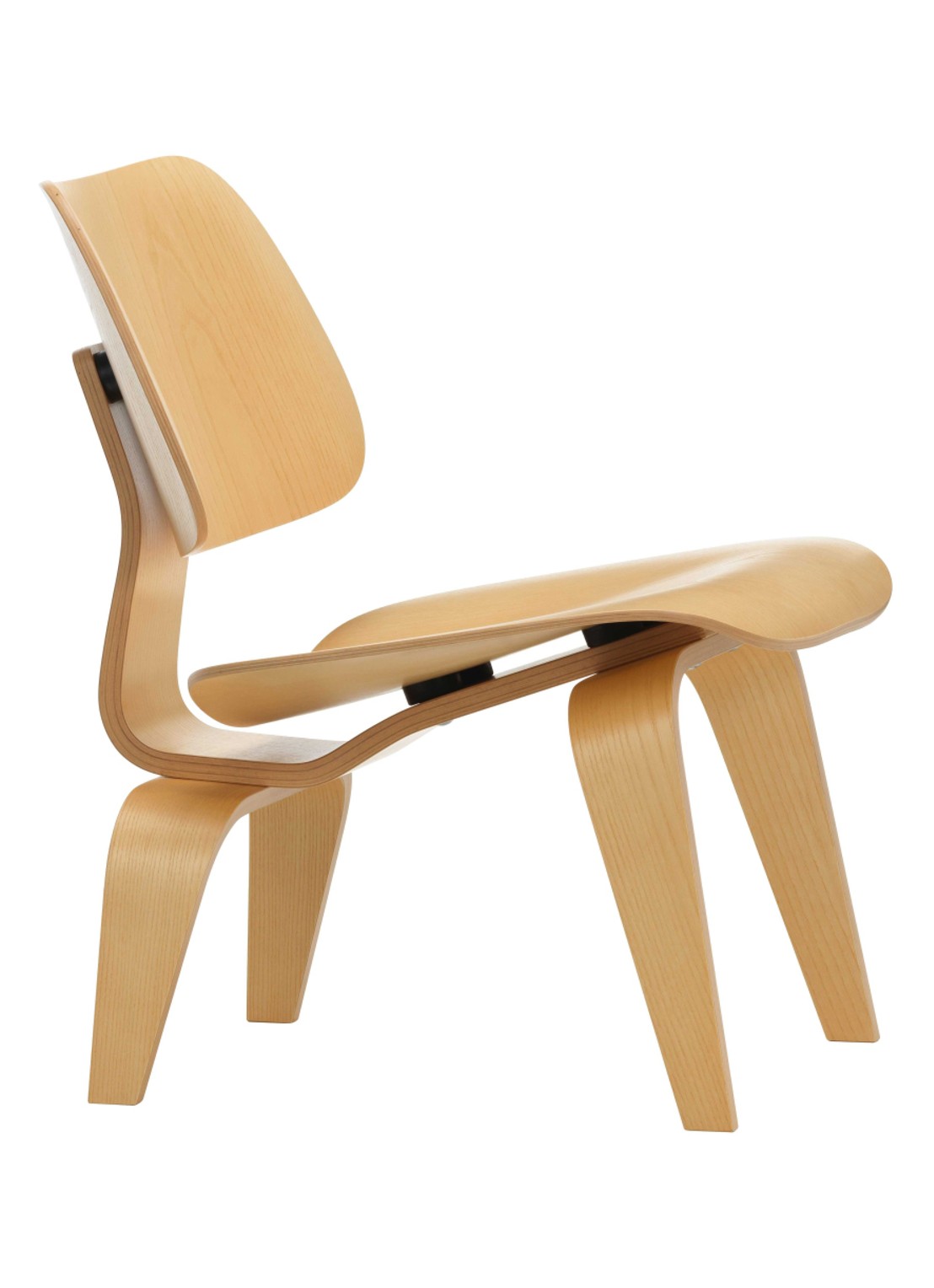Vitra Eames LCW loungestoel  - voorkant beige