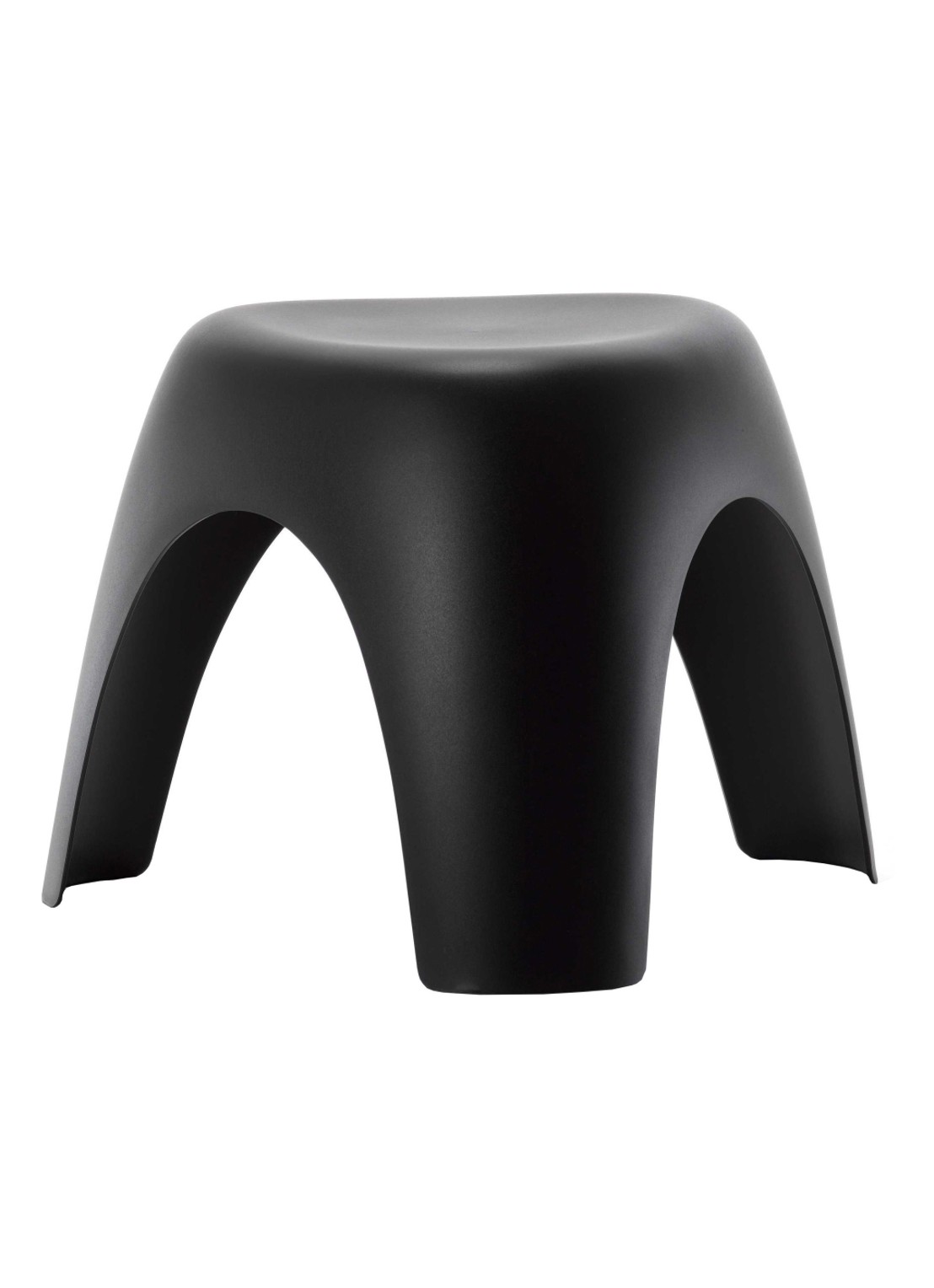 Vitra Elephant Stool kruk  - voorkant zwart