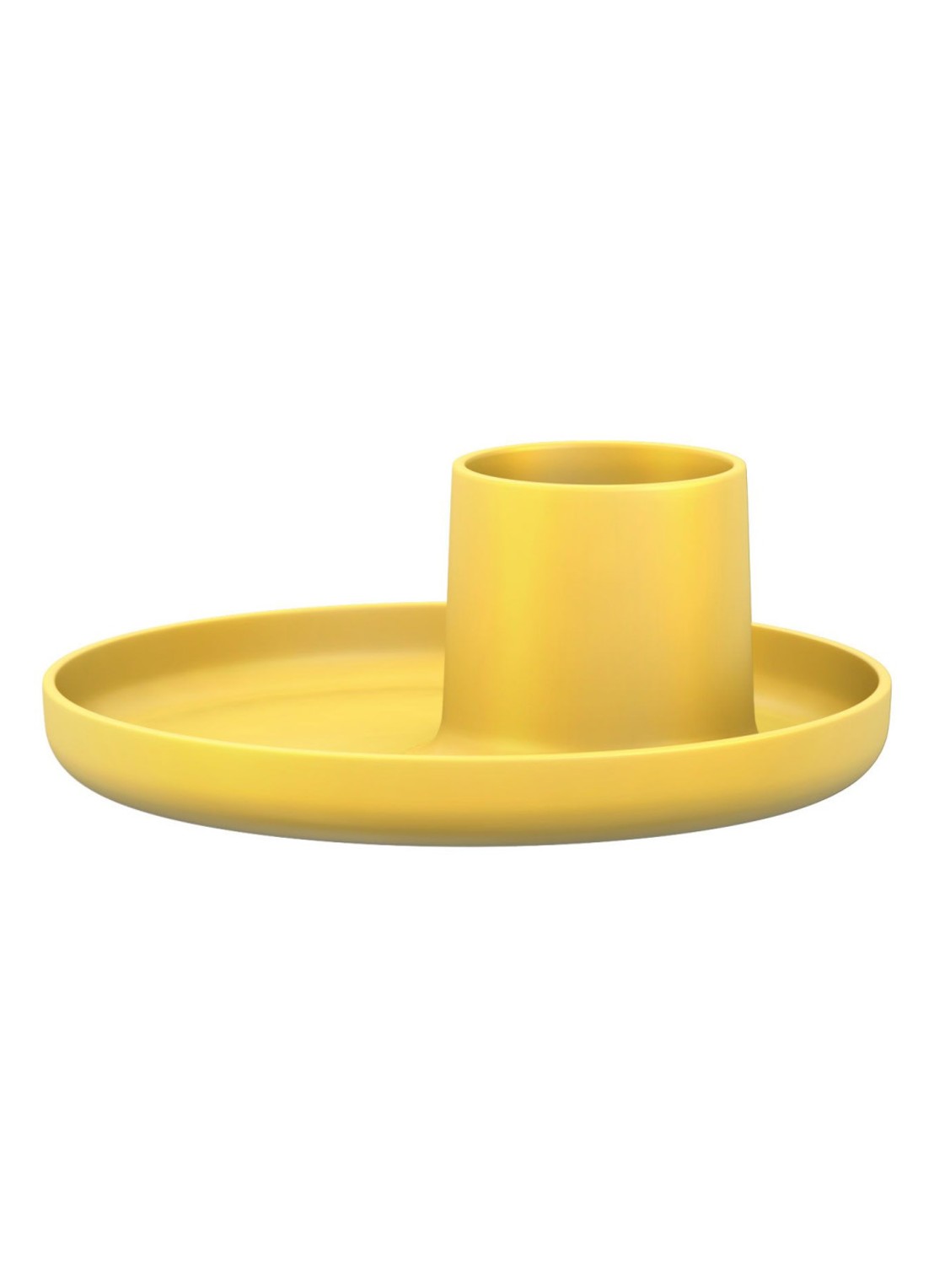 Vitra O-Tidy pennenhouder Ø22 cm - voorkant geel