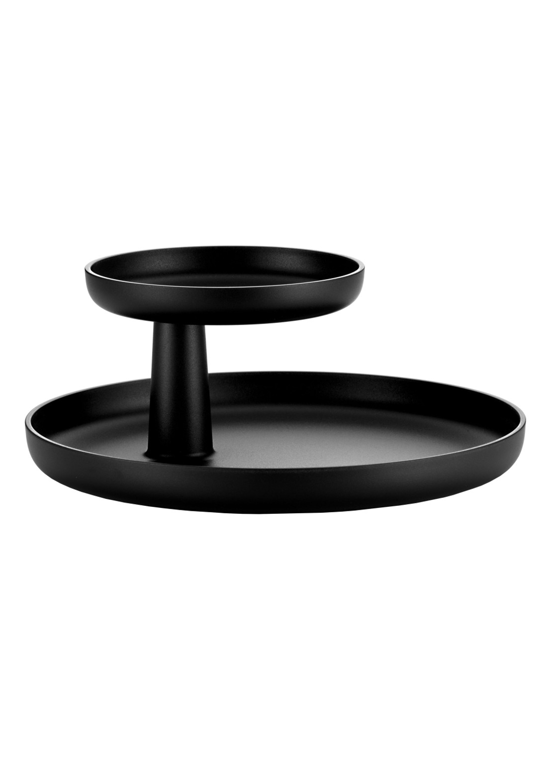 Vitra Rotary Tray dienblad etagere  - voorkant zwart