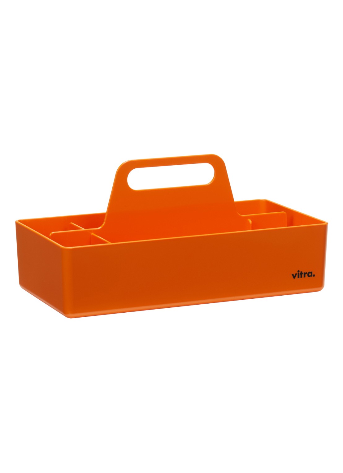 Vitra Toolbox opbergbak - voorkant oranje