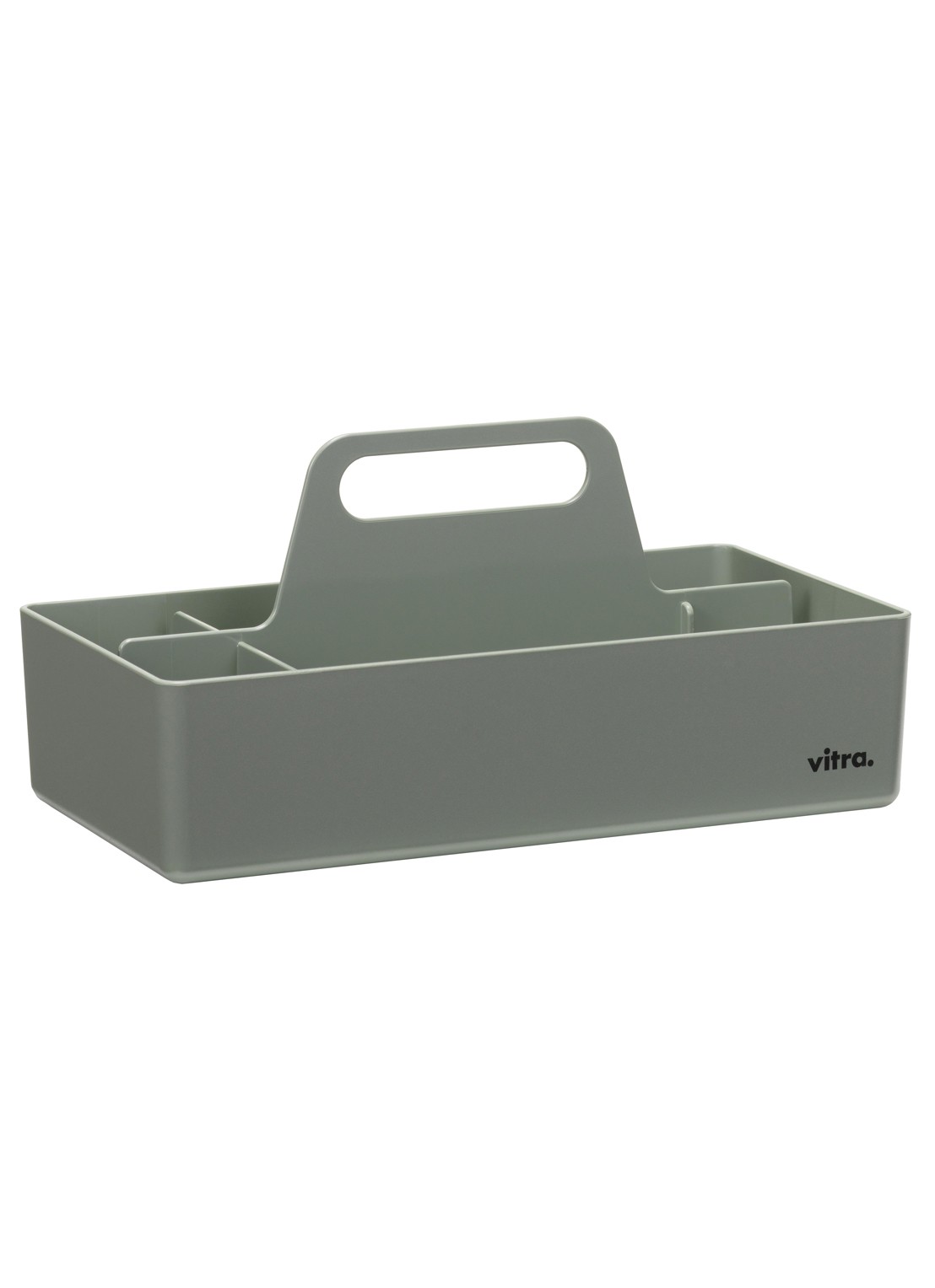 Vitra Toolbox RE opbergdoos 15,6 x 32,7 cm - voorkant grijs