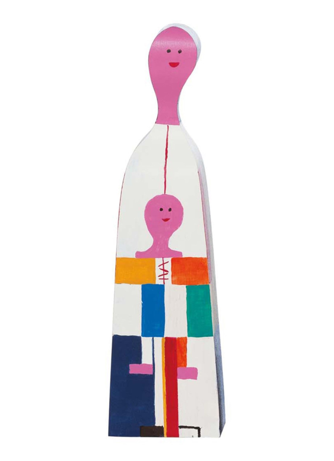 Vitra Wooden Dolls No. 4 - voorkant roze