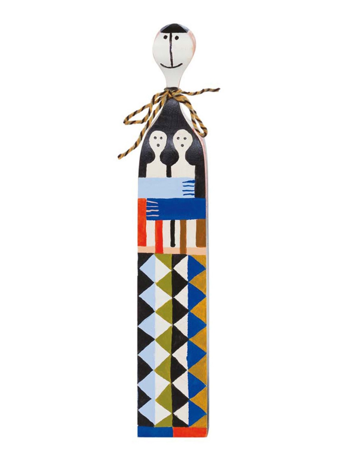 Vitra Wooden Dolls No. 5 - voorkant zwart