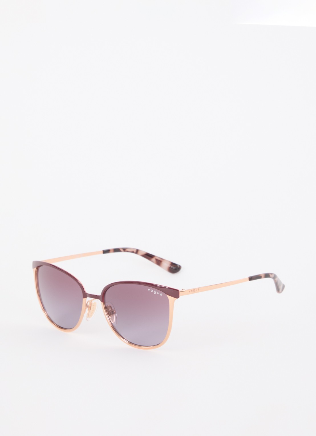 VOGUE Butterfly zonnebril VO4002S  - voorkant roségoud