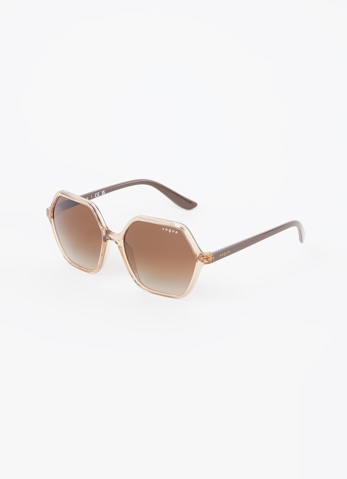 Vogue Butterfly zonnebril VO5361S  - voorkant 3 lichtbruin