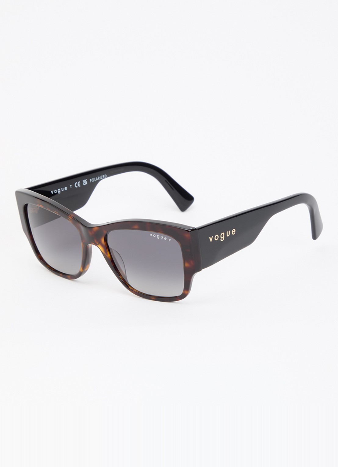 VOGUE Butterfly zonnebril VO5462S - voorkant donkerbruin