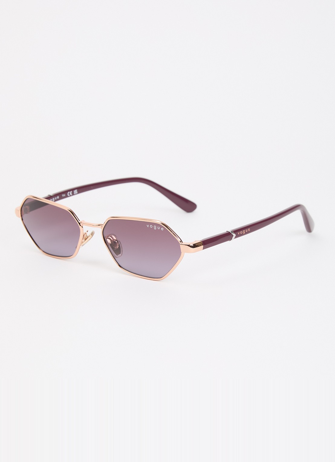 VOGUE Cat Eye zonnebril VO4349S - voorkant 3 roségoud