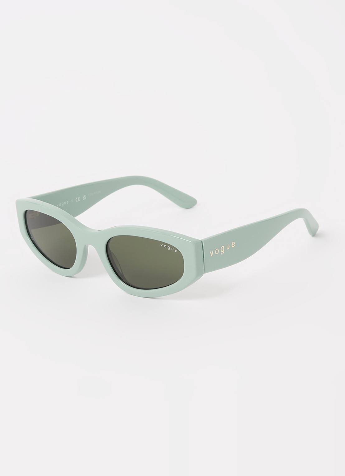 Vogue Cat Eye zonnebril VO5585S - voorkant lindegroen
