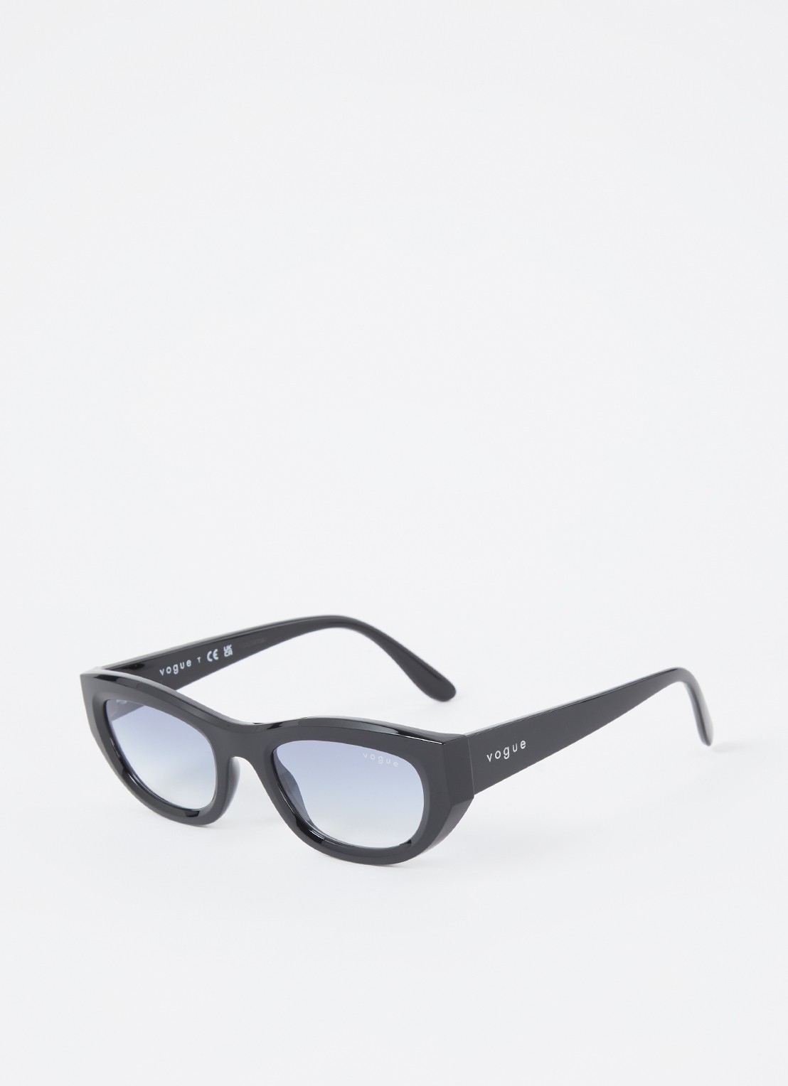 VOGUE Cat Eye zonnebril VO5616S - voorkant 4 zwart