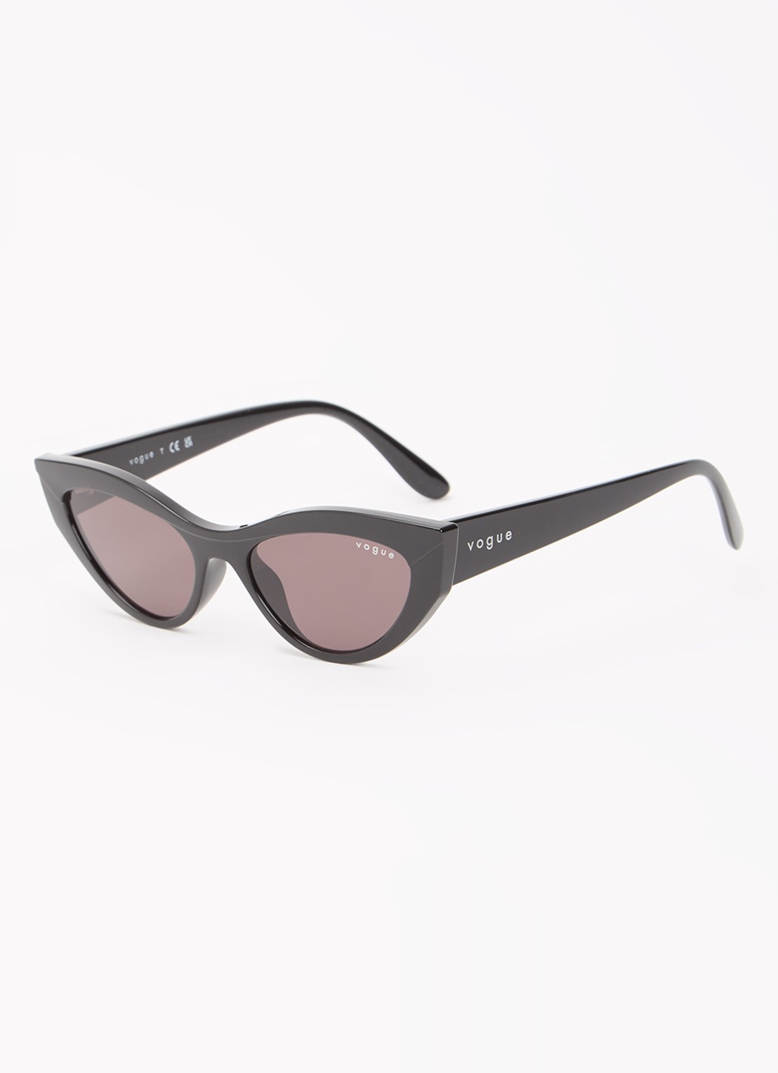 VOGUE Cat Eye zonnebril VO5637SU - voorkant 4 zwart