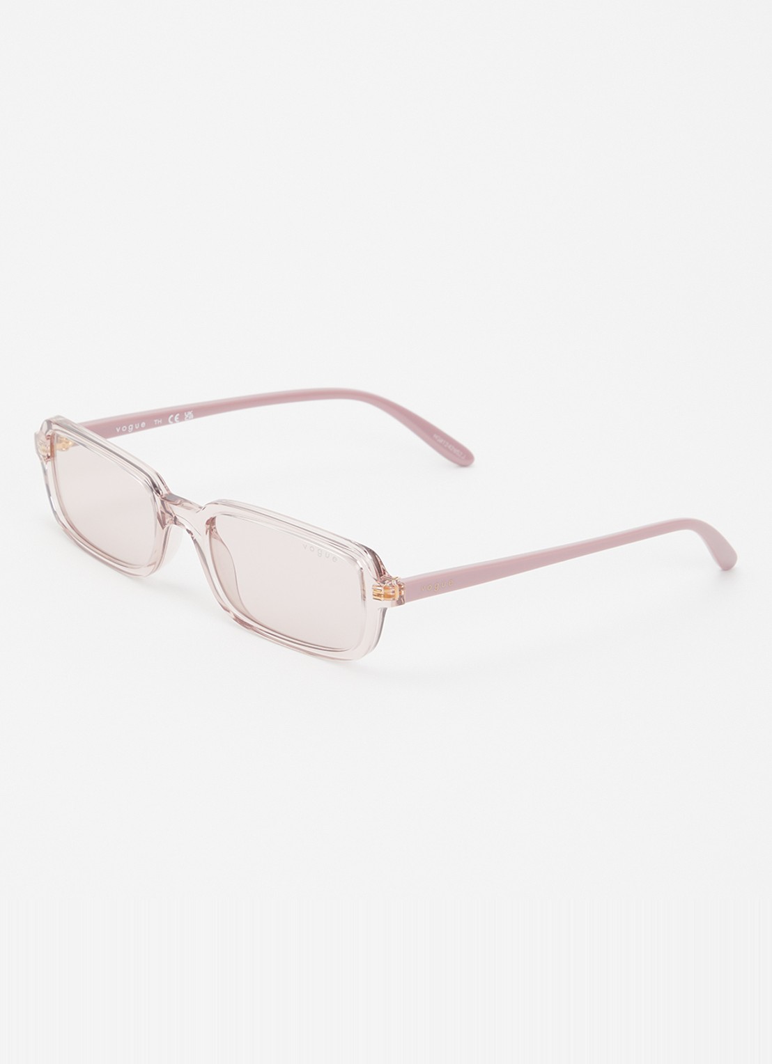 VOGUE Retro zonnebril V05666S - voorkant 4 lichtroze