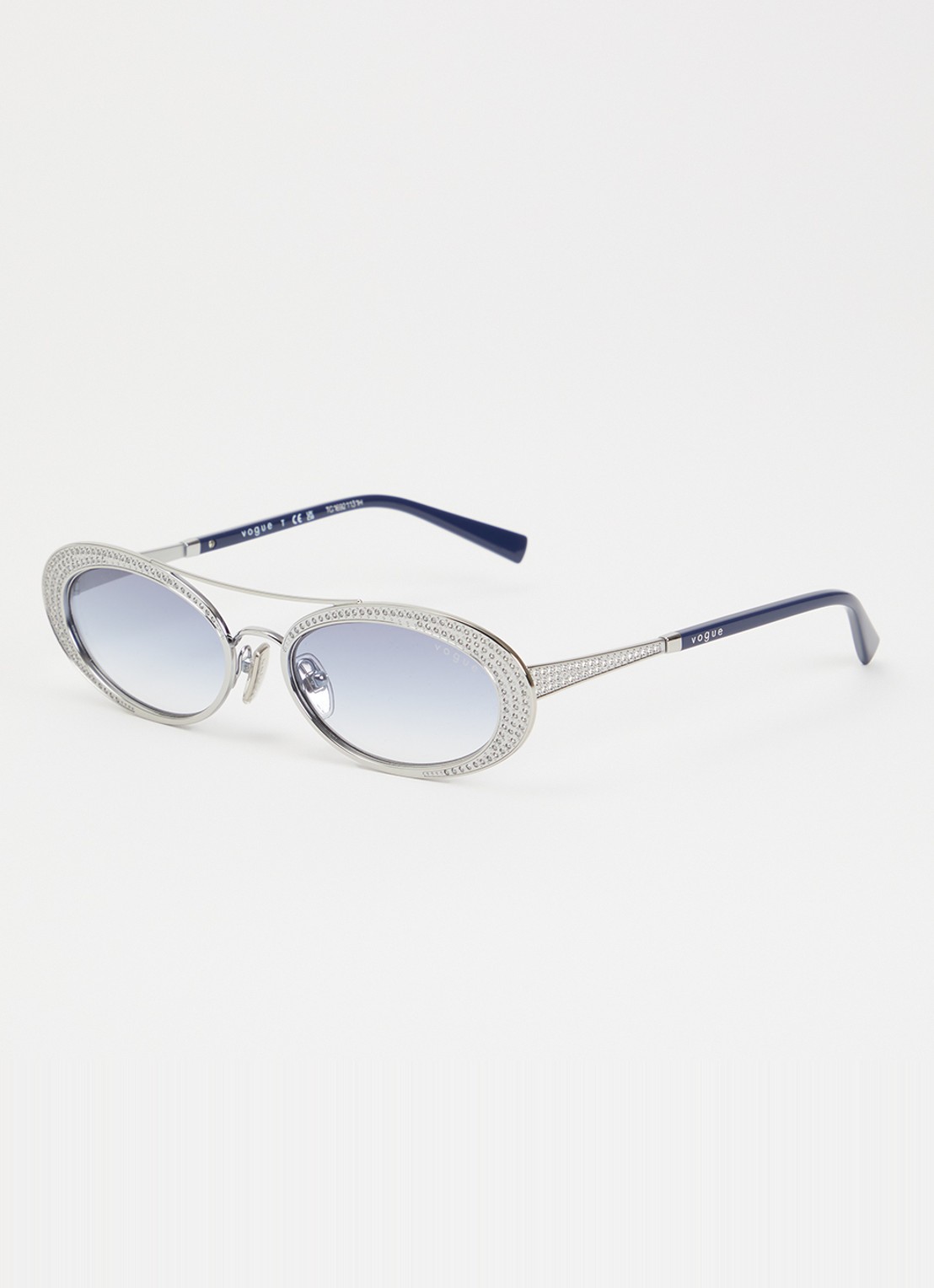 VOGUE Retro zonnebril VO4348SB - voorkant zilver