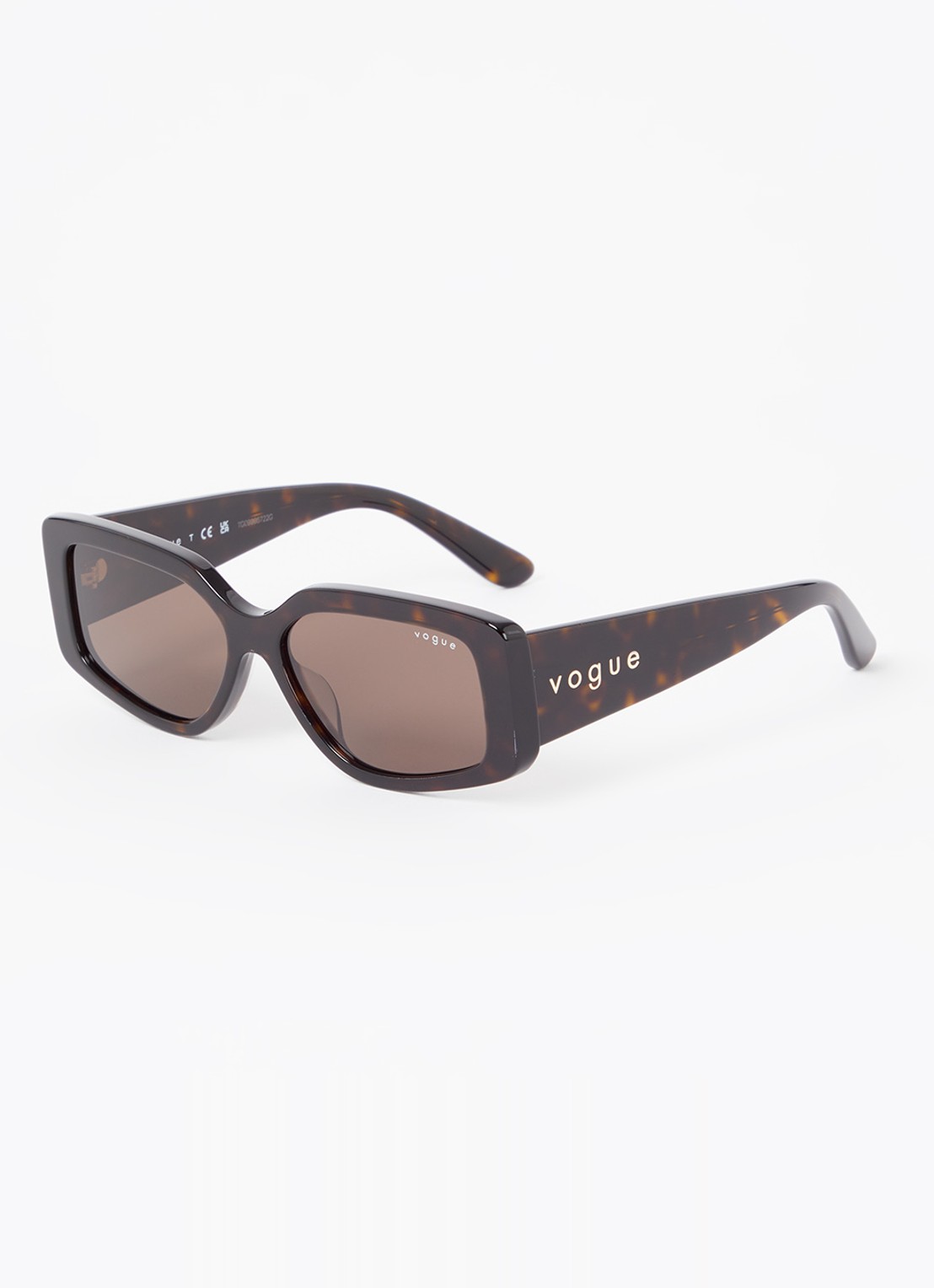 VOGUE Retro zonnebril VO5642SU  - voorkant donkerbruin