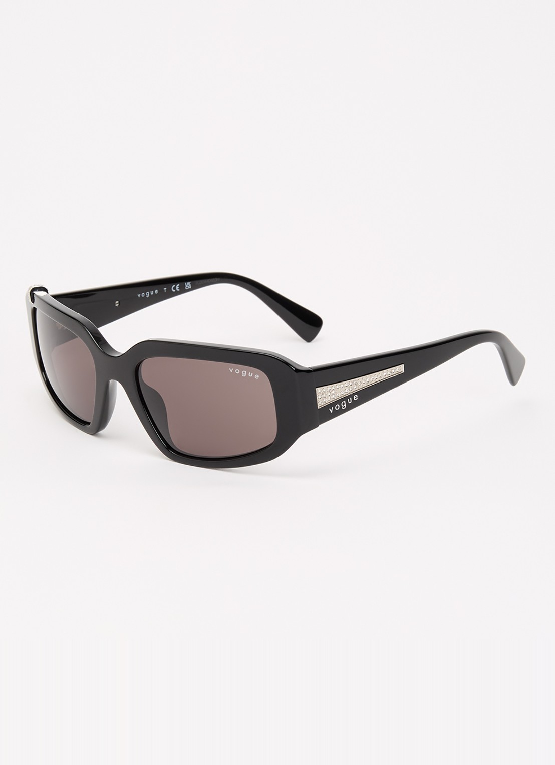 VOGUE Retro zonnebril VO5688SB - voorkant zwart
